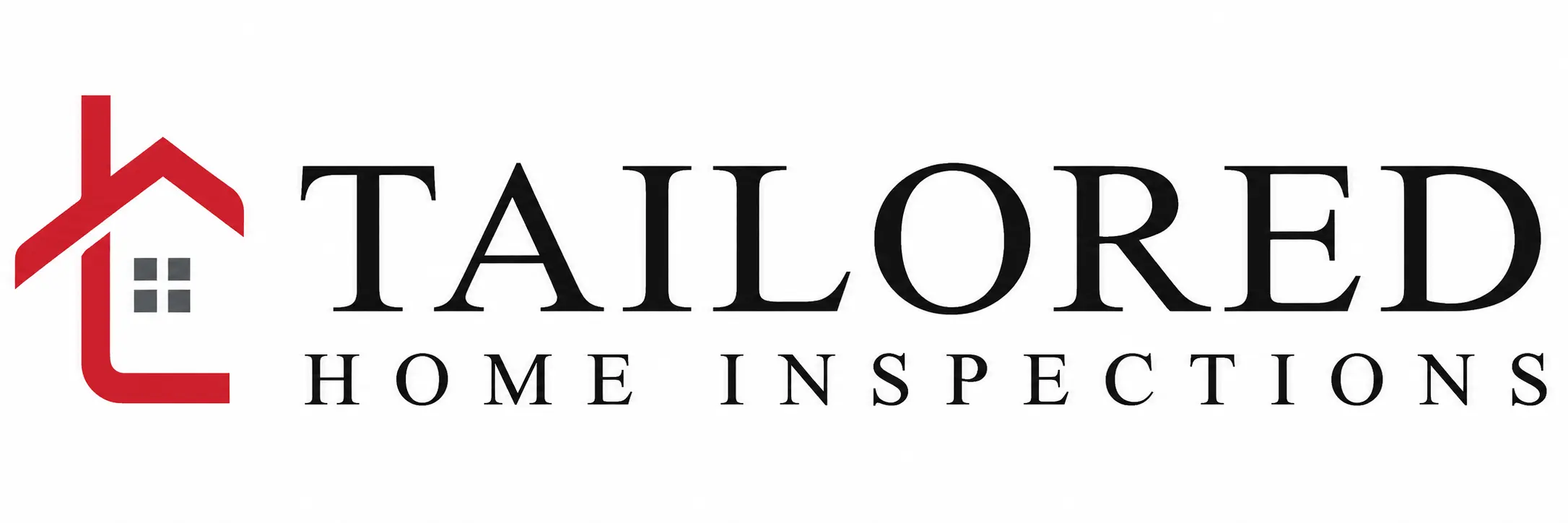 The black font logo of Tailored Home Inspections